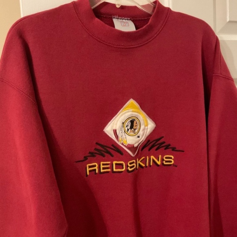 Mens Heavyweight Redskin Sweatshirt Embroidered Design XL RARE!!